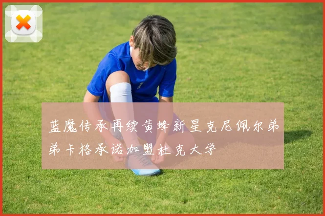 蓝魔传承再续黄蜂新星克尼佩尔弟弟卡格承诺加盟杜克大学